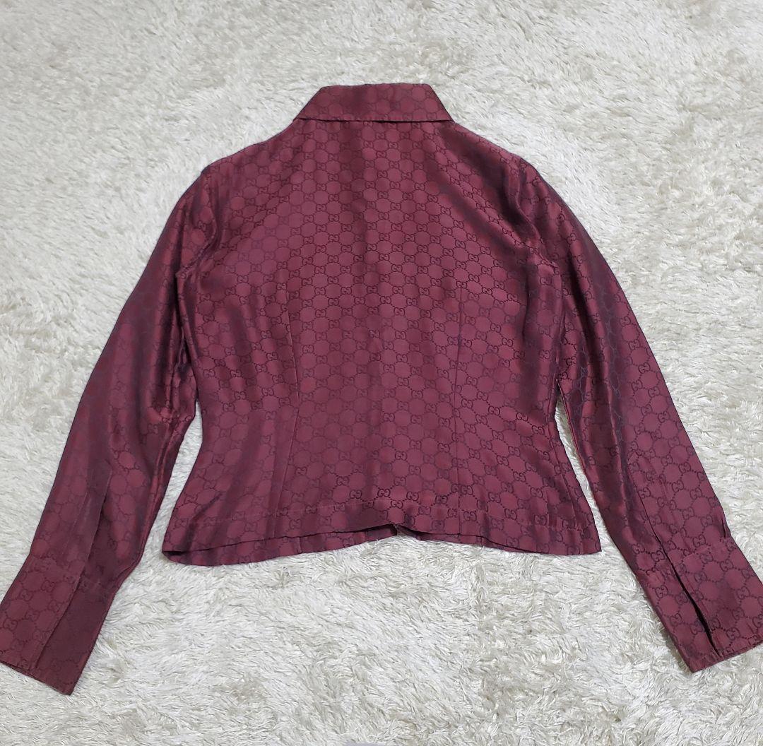 美品✨GUCCI　グッチ　長袖シャツ　シルク混　トムフォード期　40
