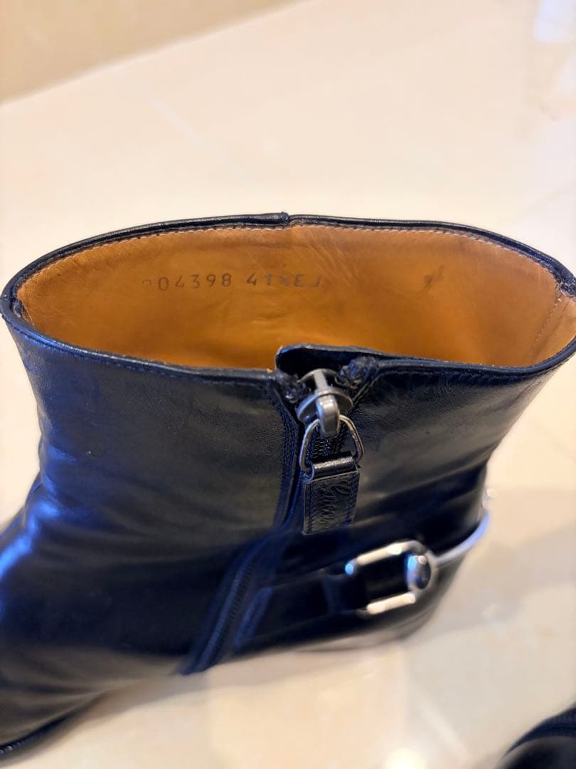 GUCCI グッチ　ホースビット サイドジップ　ブーツ 黒