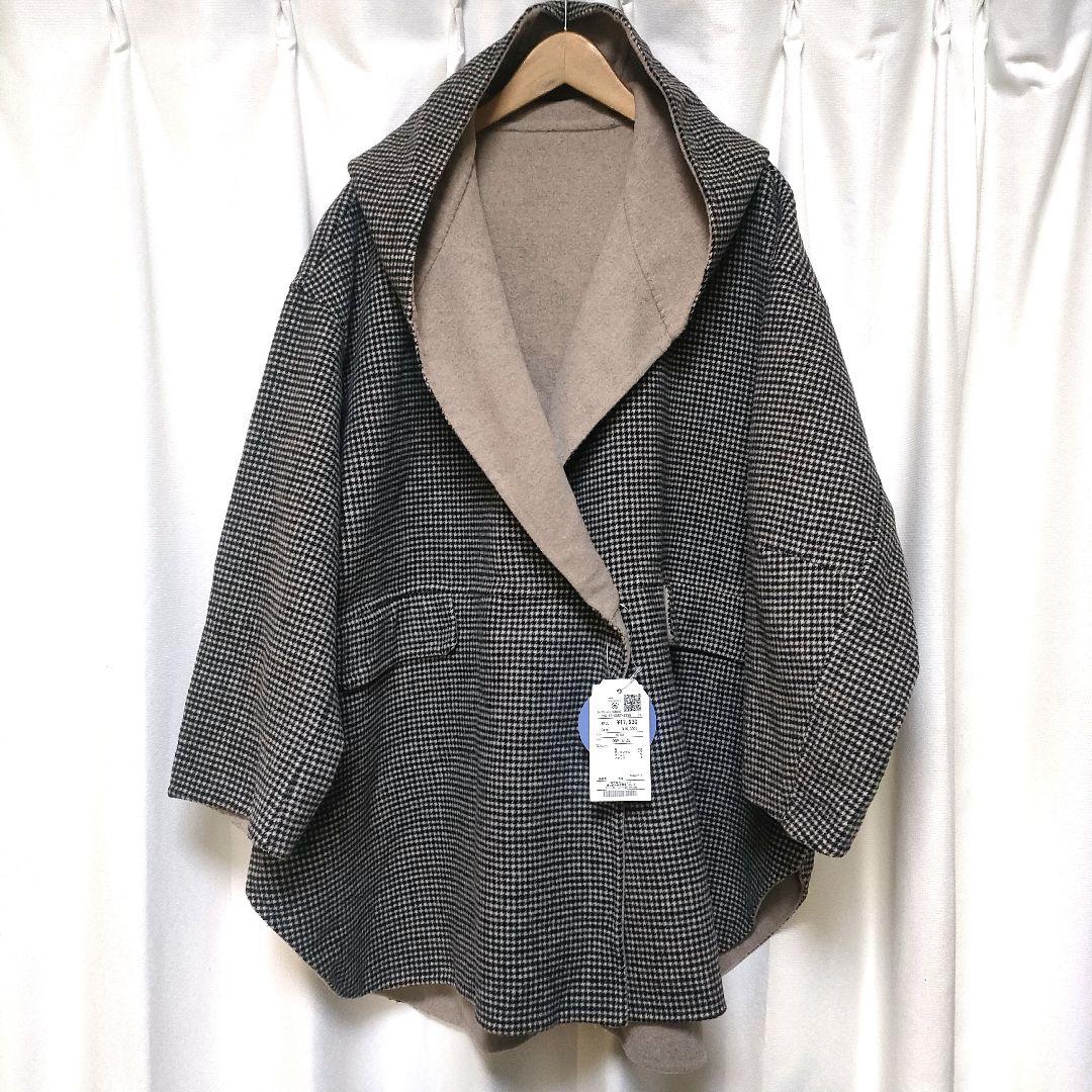 【未使用品】SHIPS any シップス リバー フーデット ミディ コート2