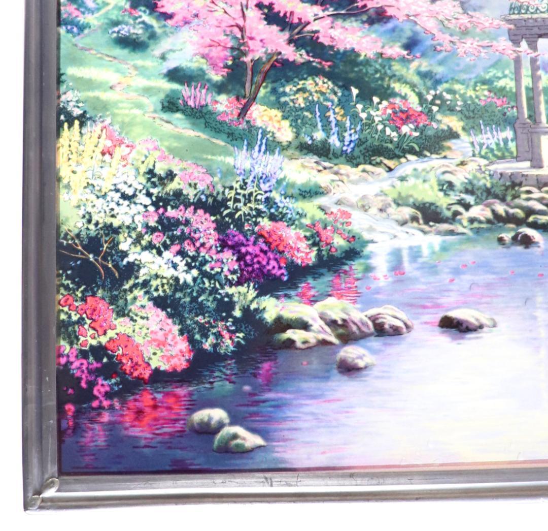 トーマスキンケード ヴィンテージ ステンドグラス 祈りの庭園 グラスマスターズ社