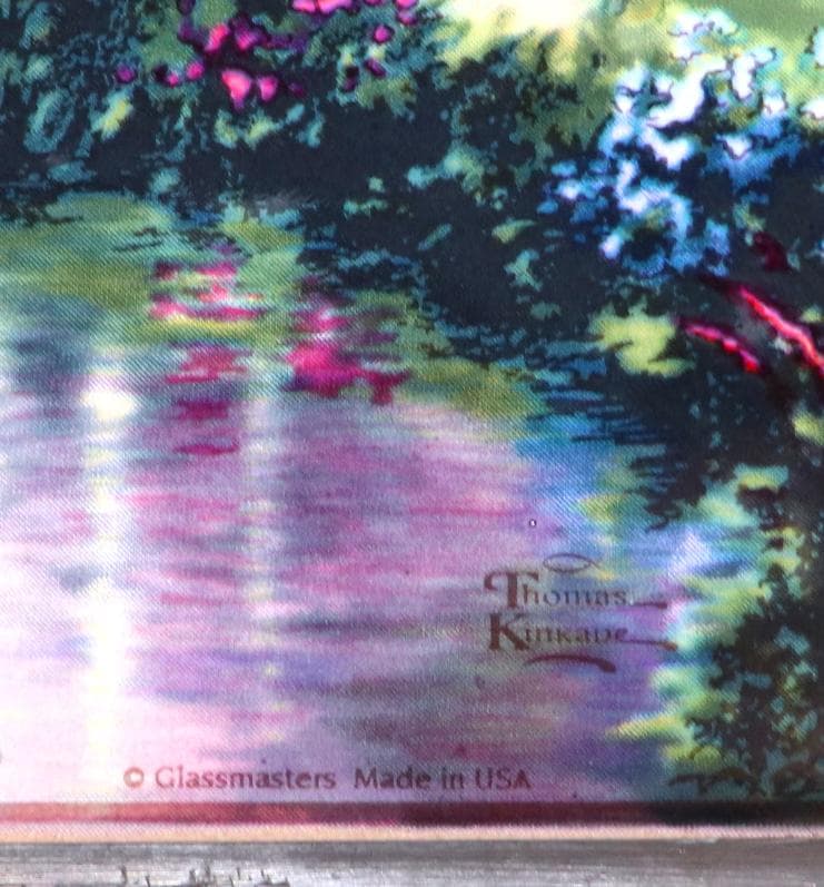 トーマスキンケード ヴィンテージ ステンドグラス 祈りの庭園 グラスマスターズ社