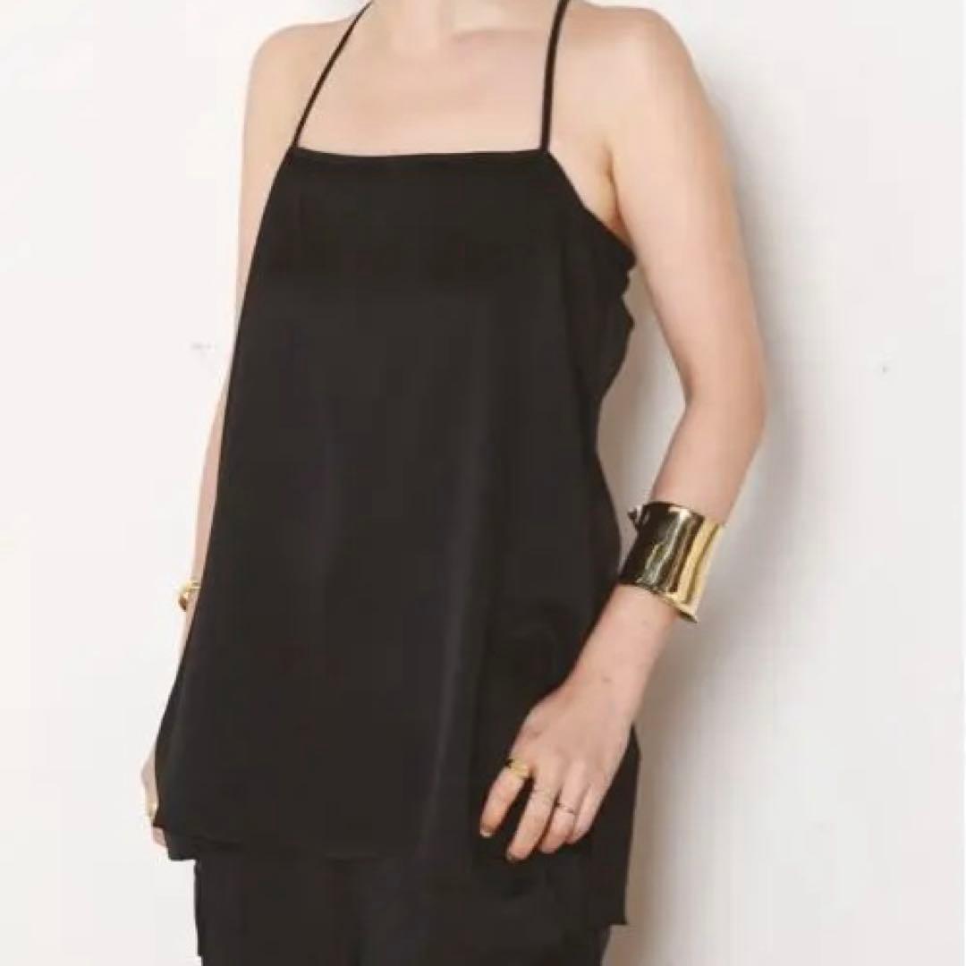 AP STUDIO サテンジョーゼットキャミソール