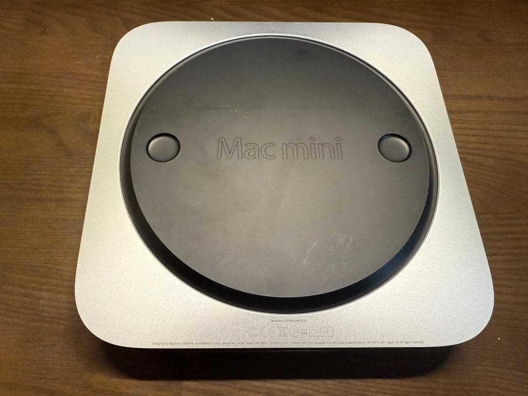 Mac mini 2012 i7/16GB/2TB 初期化済み