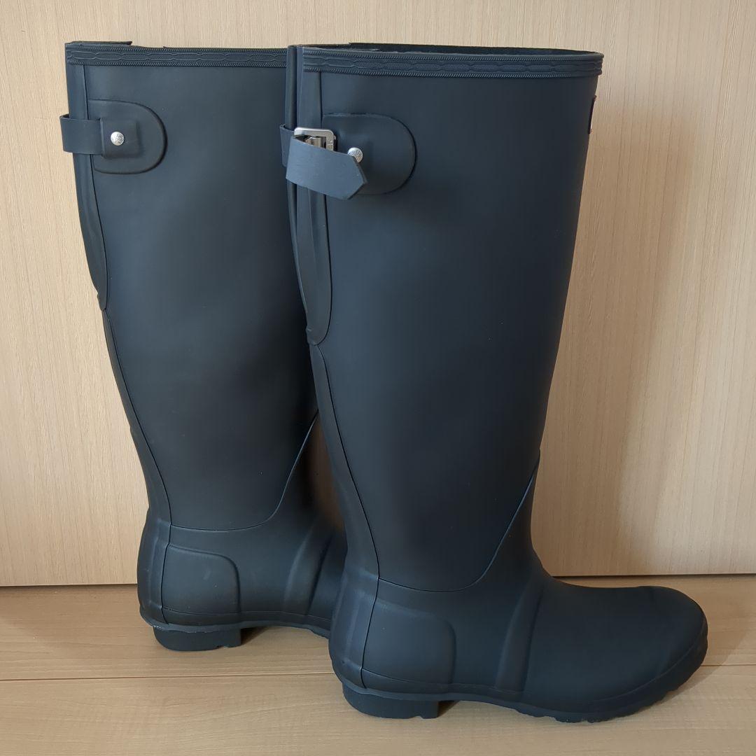 【美品☆値下げしました☆】HUNTER ブラック ロング レインブーツ 25cm