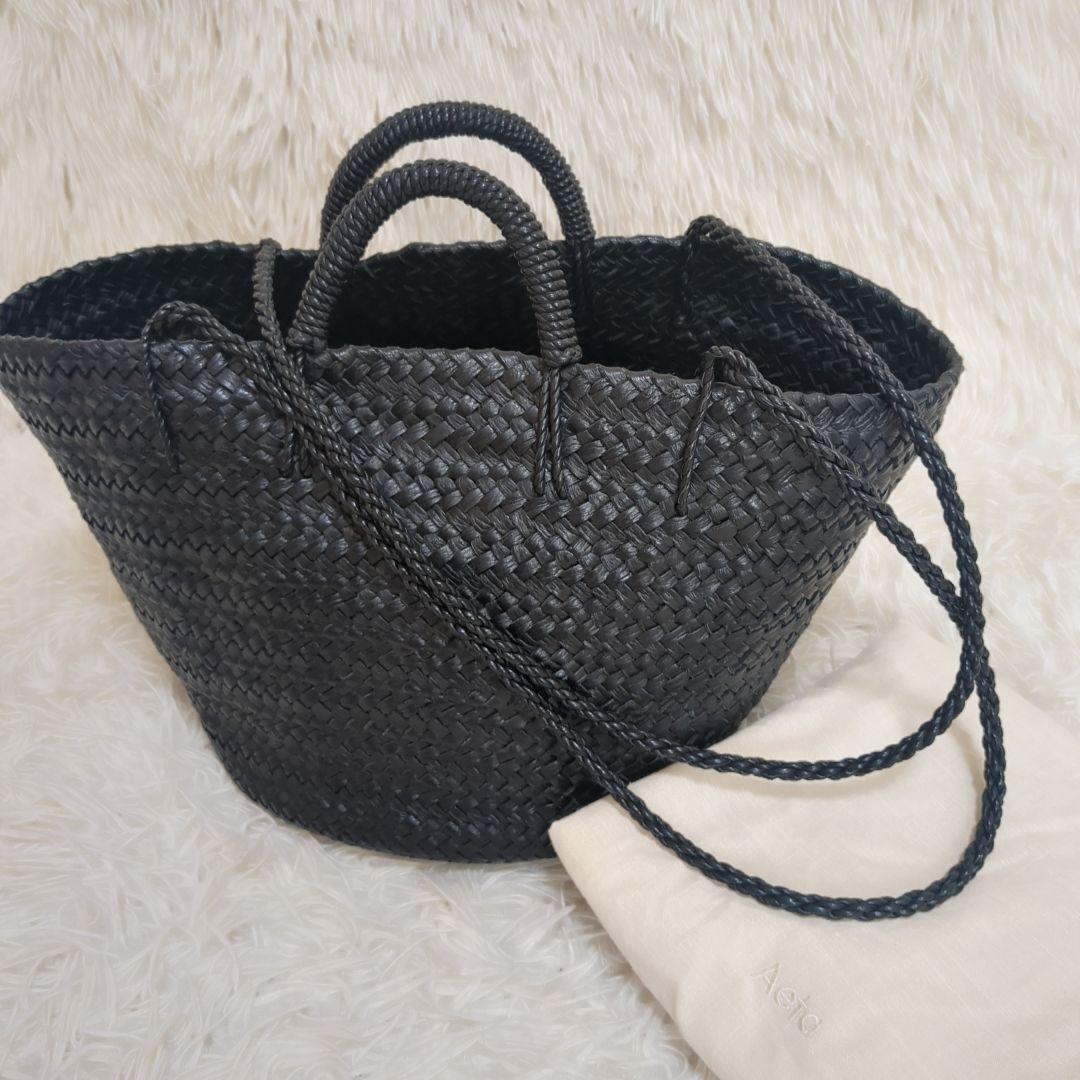 【美品】 Aeta アエタ　BASKET M＋SHOULDER カゴバッグ