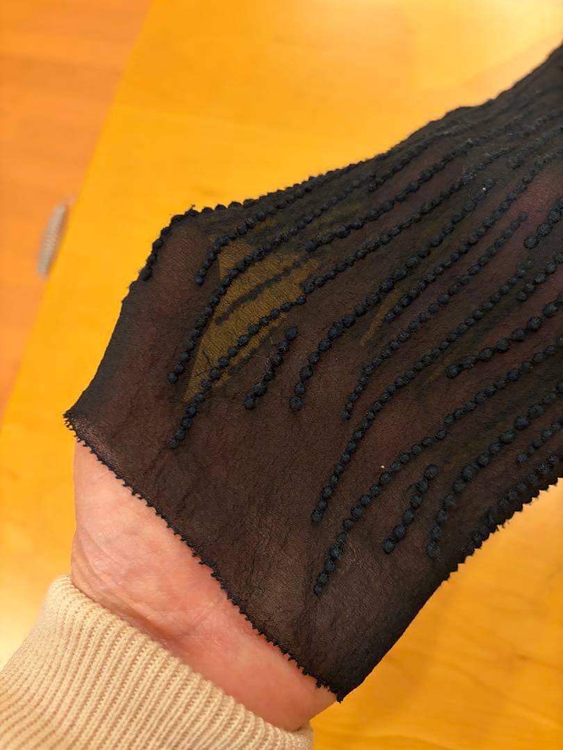 ミナペルホネン rain grass シルクブラウス