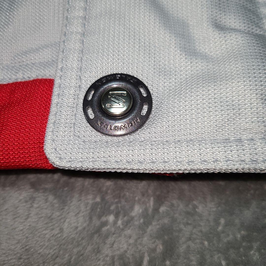 泥*子様 ✨️希少 貴重✨️サロモン スキーウェア パンツ ベスト 3点 L 赤