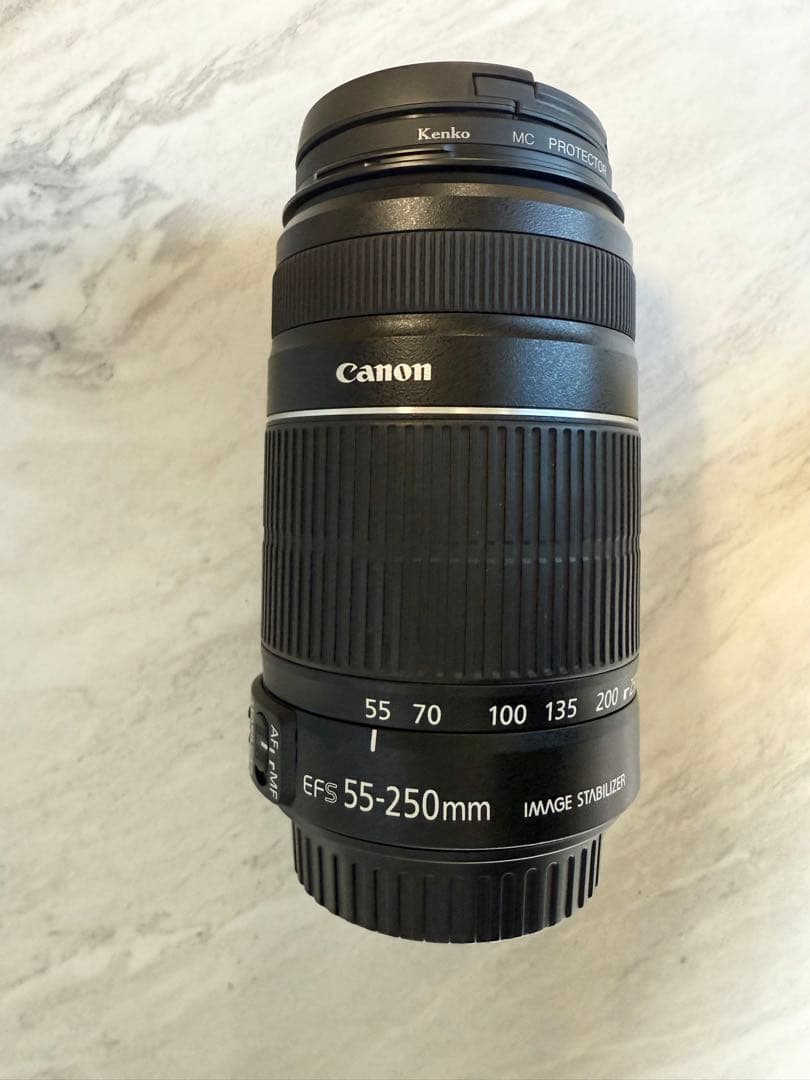 【ほぼ未使用】望遠レンズ Canon EFS 55-250mm IS Ⅱ