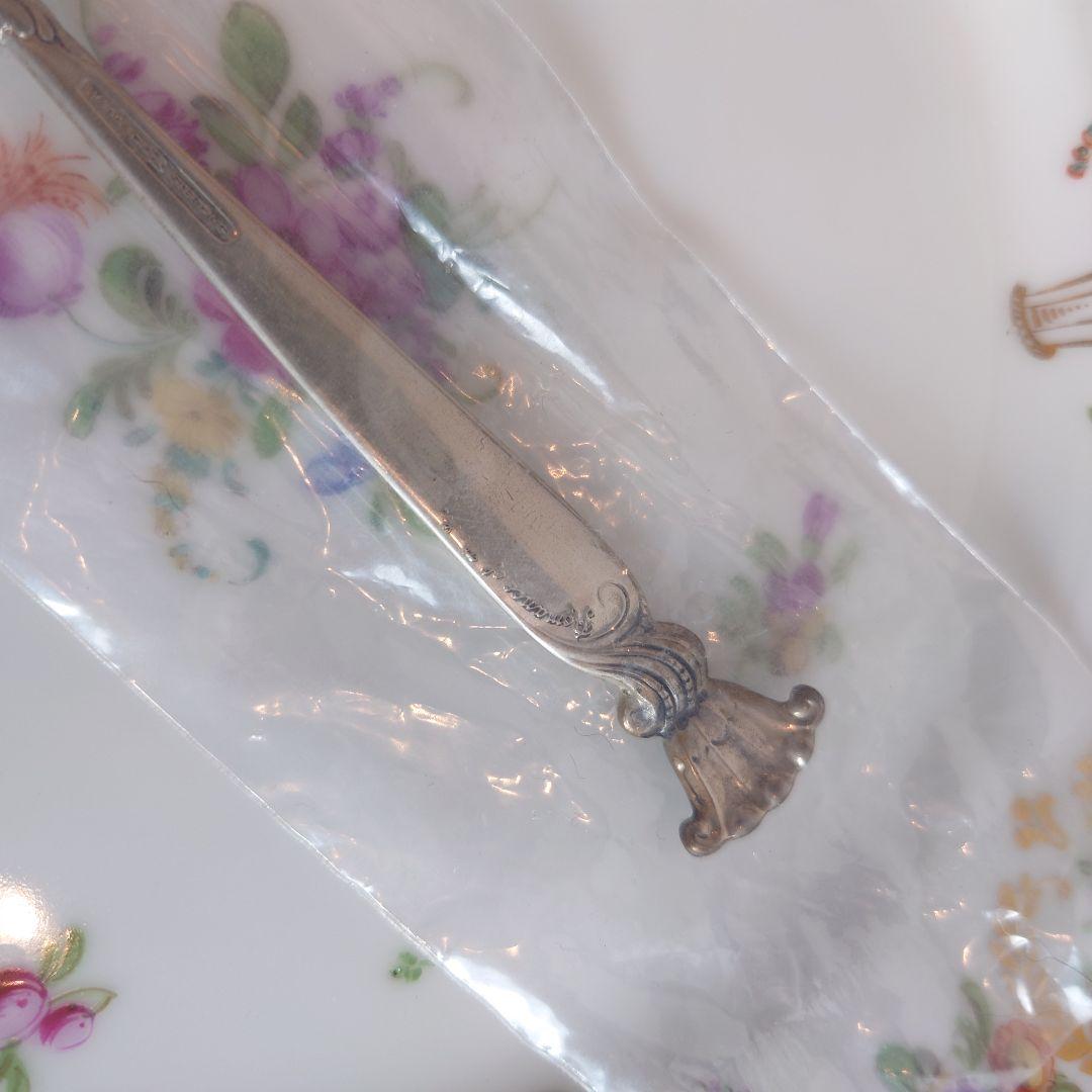 アメリカ　Wallace　純銀　Stirling　スターリングシルバー　フォーク