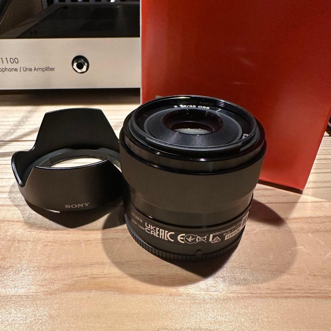 [美品] SONY 単焦点レンズ E35mm F1.8 ソニーEマウント 純正