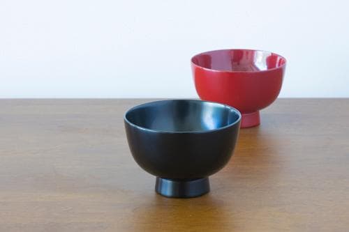 東福寺椀　朱と黒（IBURIWANKO）