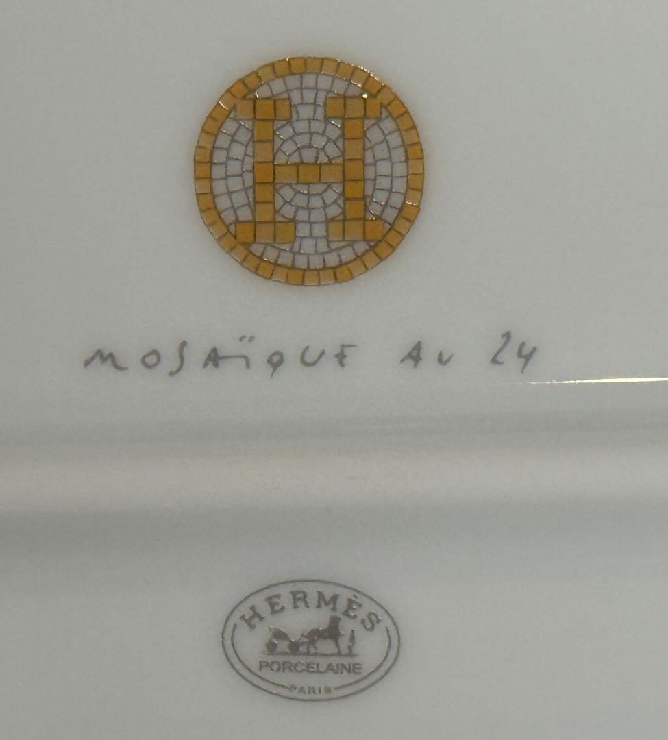 よかじー　エルメス HERMES モザイク 24ゴールドプレート美品