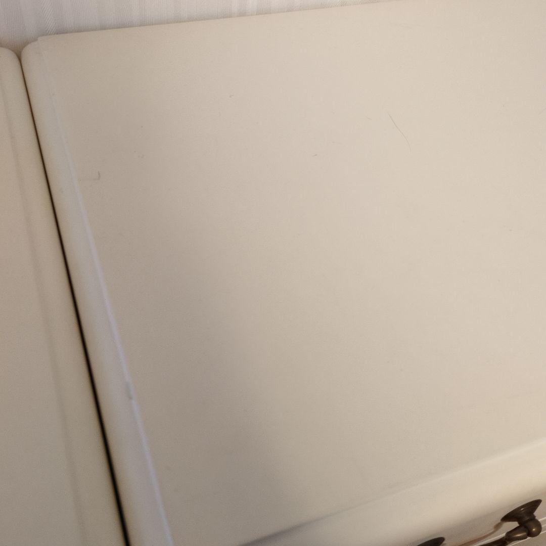 ホワイト木製チェスト 5段 ③