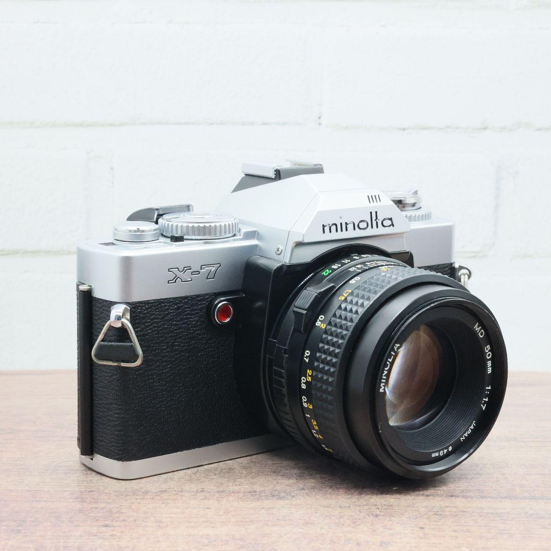 【完動品】minolta X-7 / MD 50mm F1.7