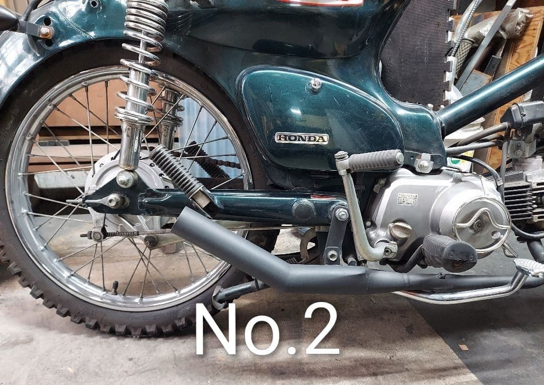 スーパーカブ　ワンオフマフラー　キャブ車専用　製作可能本数２本