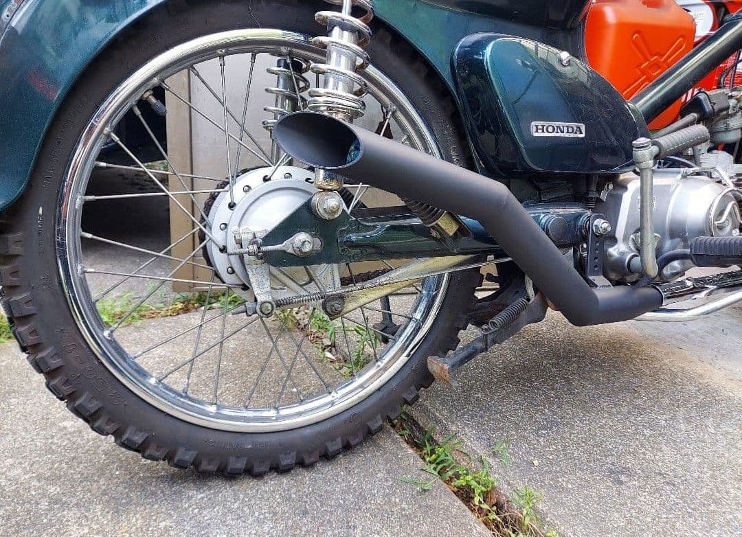 スーパーカブ　ワンオフマフラー　キャブ車専用　製作可能本数２本