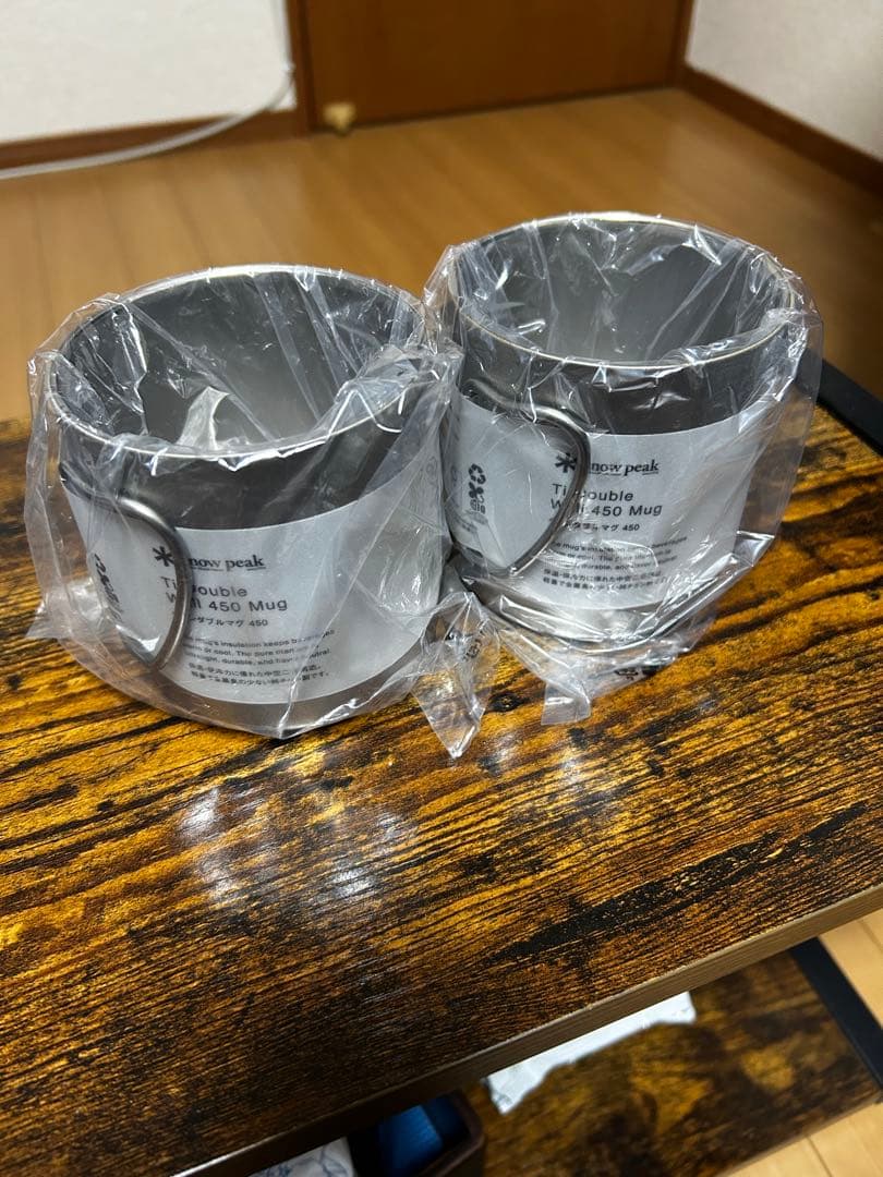【新品】 peak チタン ダブルマグ450 2個セット