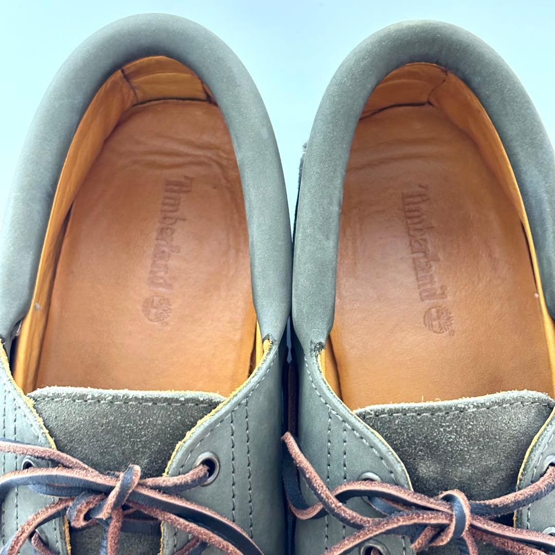 美品✨ ティンバーランド デッキシューズ 3EYE スエード カーキ J1948