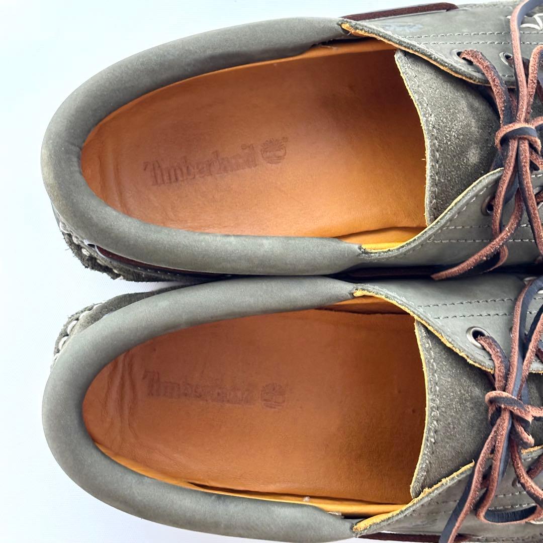 美品✨ ティンバーランド デッキシューズ 3EYE スエード カーキ J1948