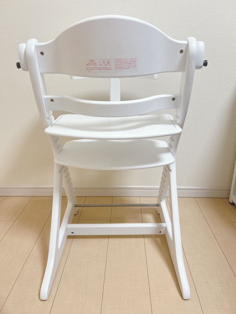 大和屋yamatoya すくすくチェアプラステーブル付き 白
