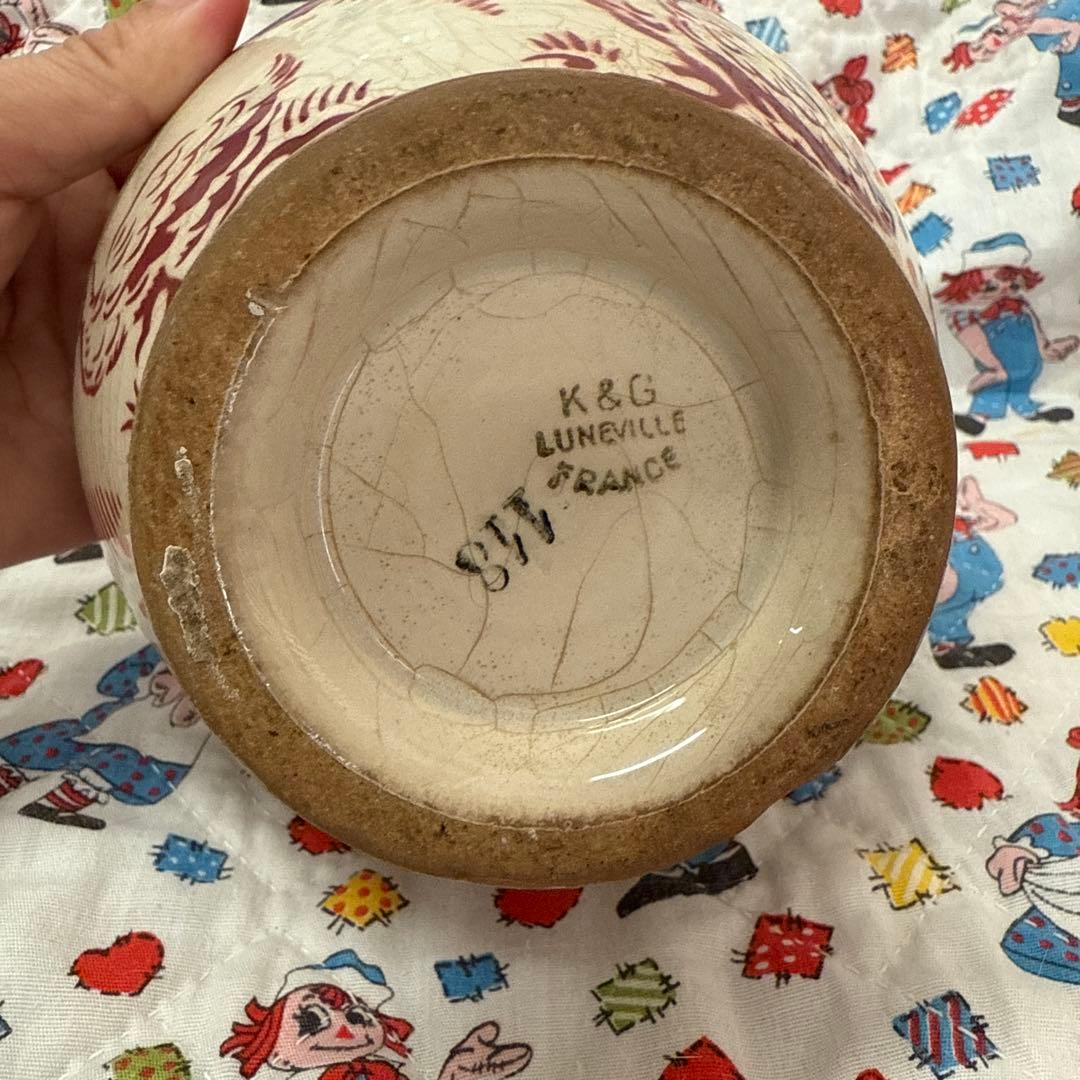 フランスのリュネヴィル、アンティークカフェオレボウル