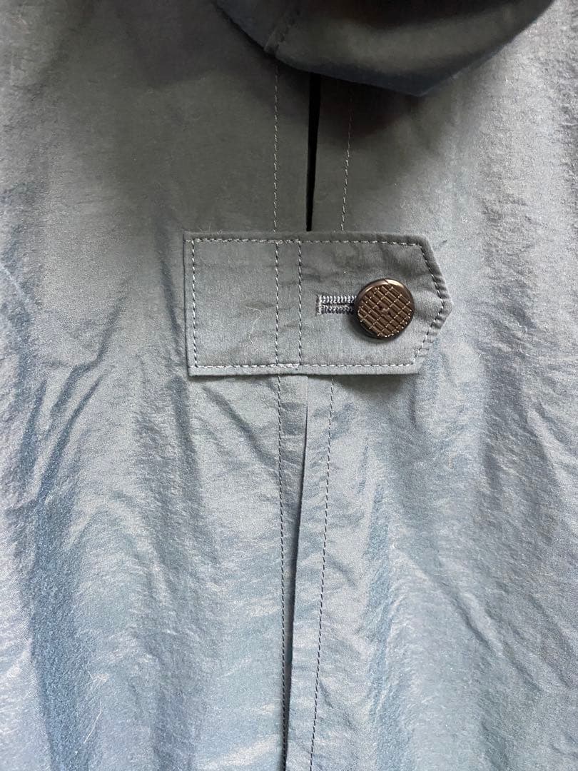 ポスタルコ　postalcoダークブルー 男女兼用レインポンチョ