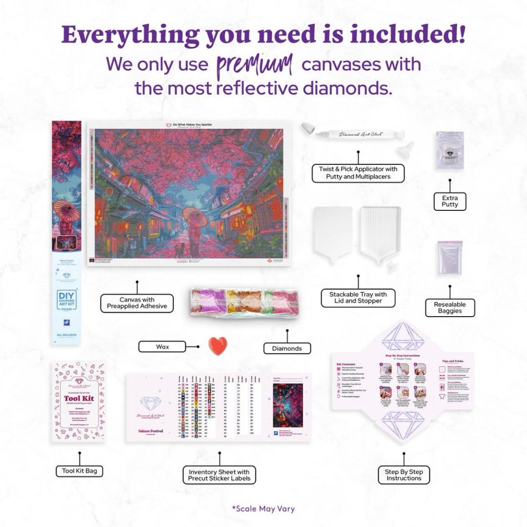 ダイヤモンドアートクラブ　Sakura Festival DACキット
