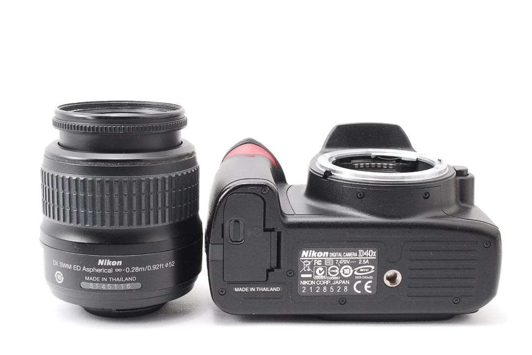 【新品級ショット数】Nikon D40x スマホ転送　すぐ撮影できる安心セット