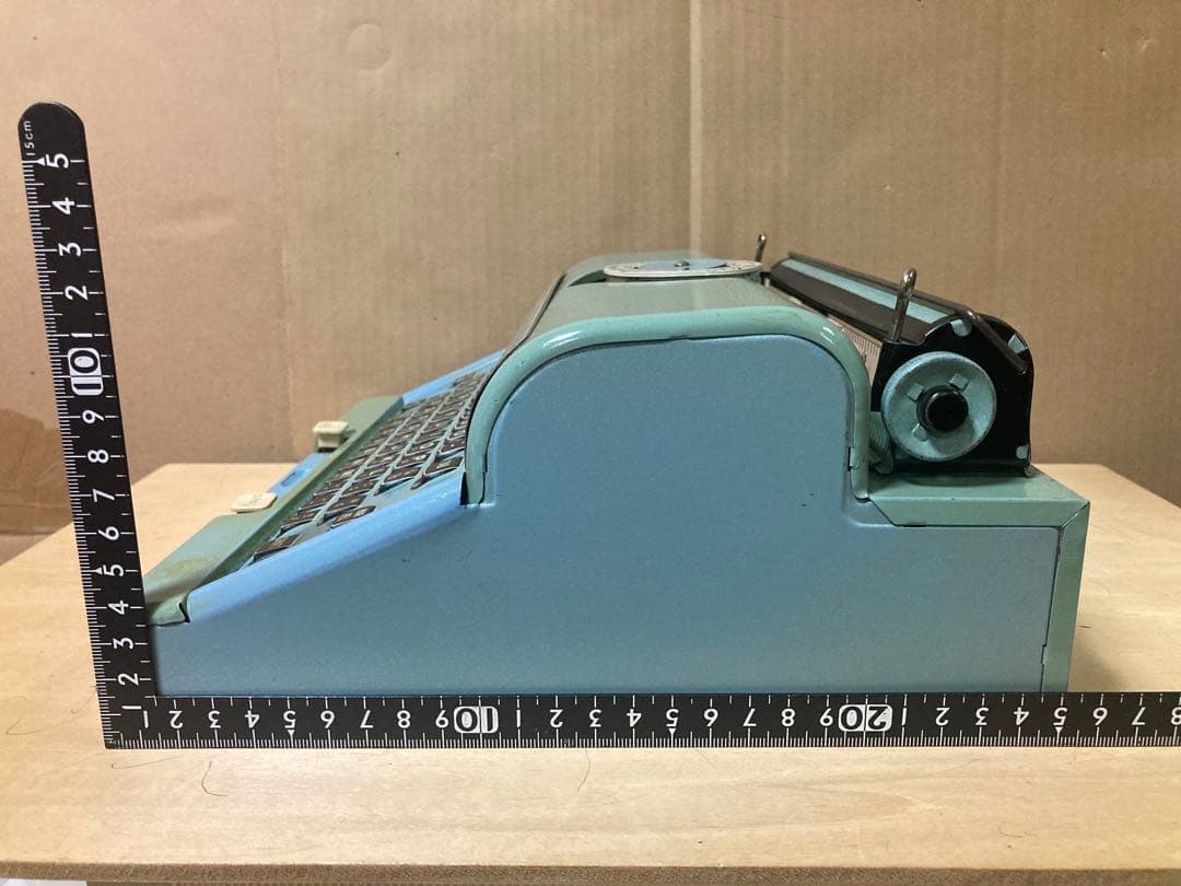 おもちゃのタイプライター 水色　アメリカ　ビンテージ　子ども