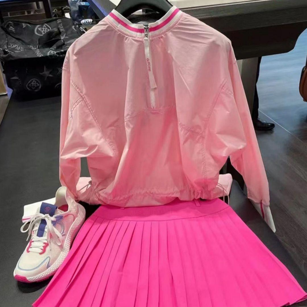 ジーフォア ゴルフウェア レディース 長袖 ウィンドブレーカー