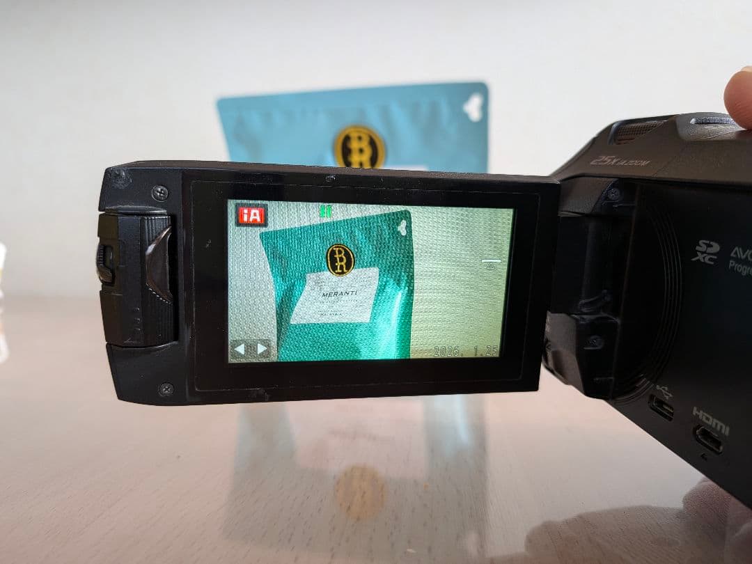 Panasonic 4K ビデオカメラ 25倍ズーム