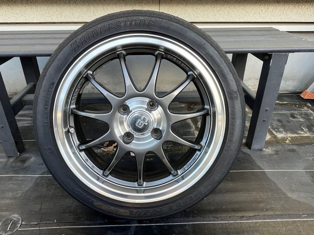 ENKEI EP-01 5.5J-15＋41 100 4H 2本セット②