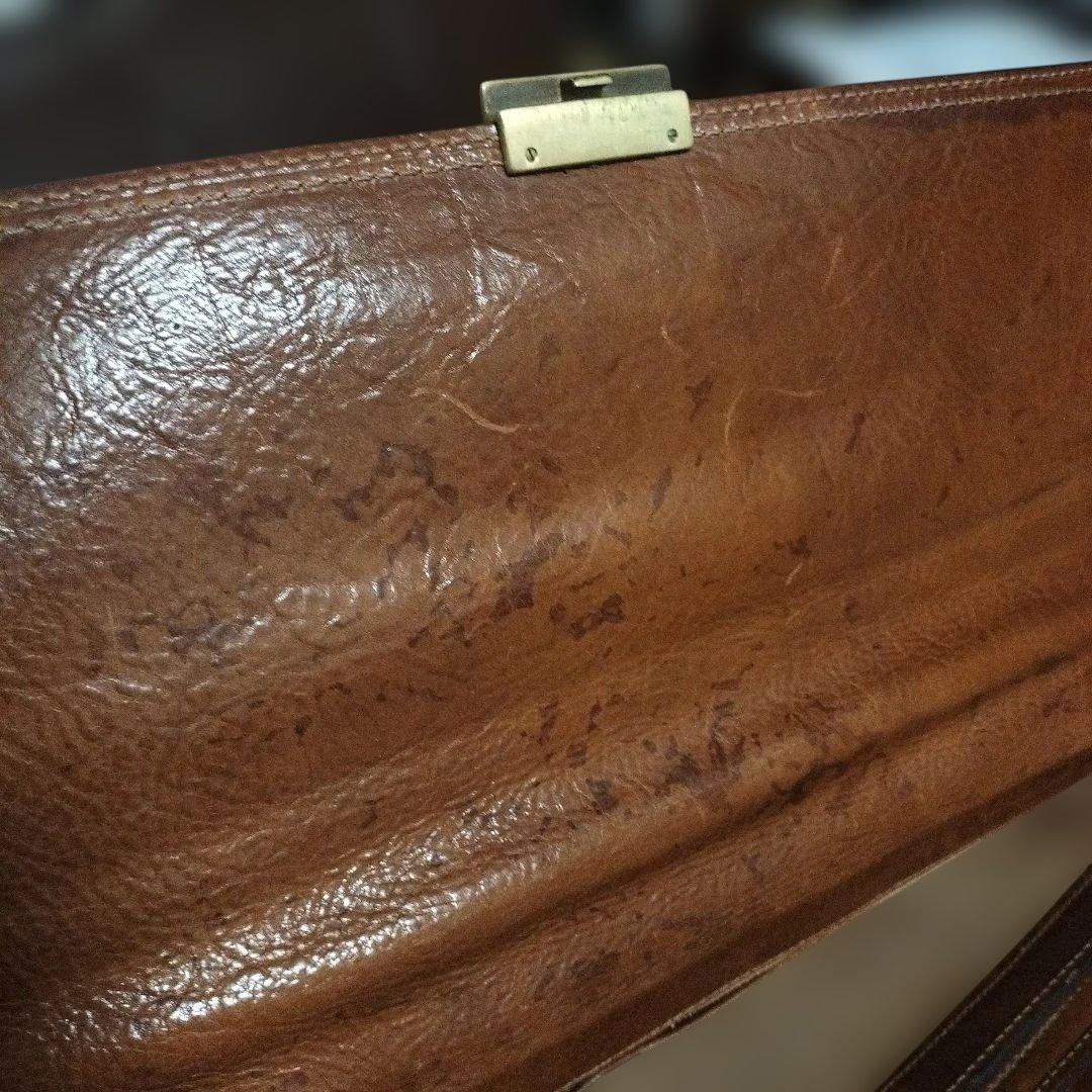 the bridge　レザー　高級感　　ブラウン　金具