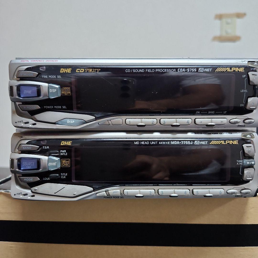 ALPINE CDA-5755 & MDA-7755J セット
