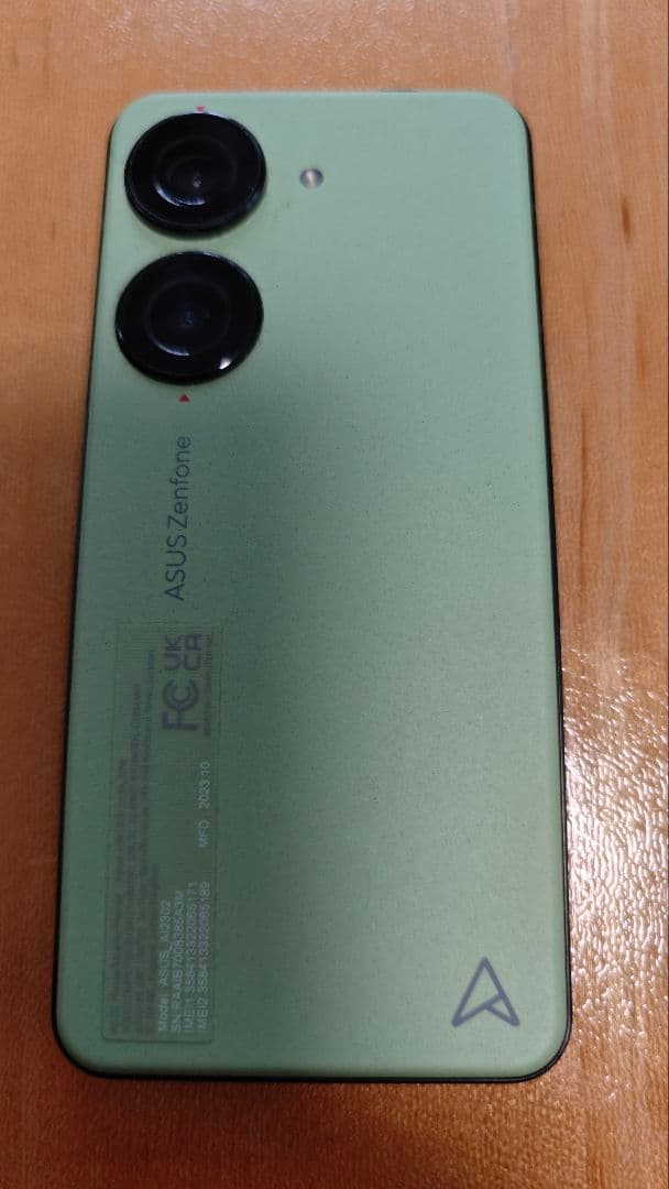 ASUS Zenfone 10(8GB) オーロラグリーン 本体