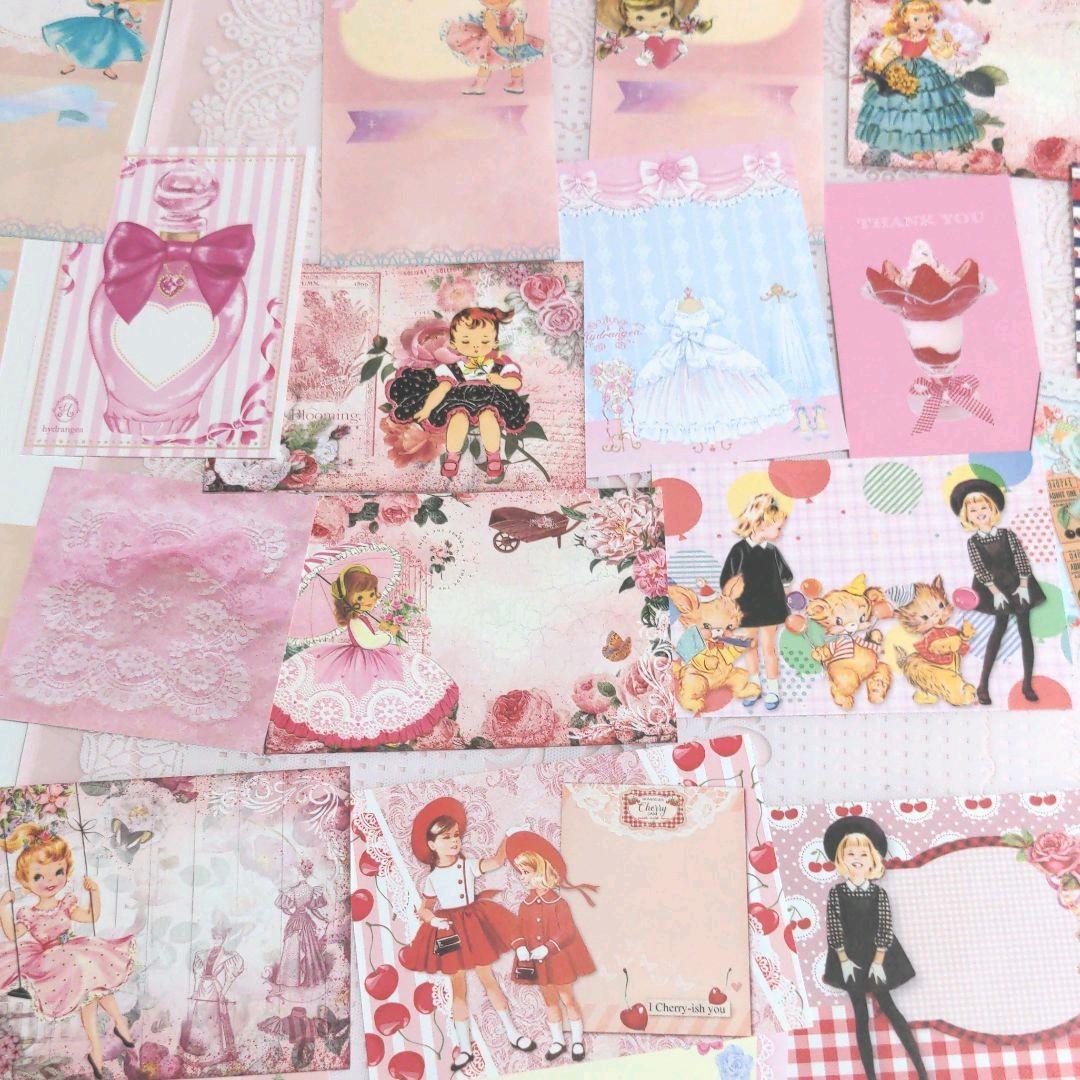 のり様♥ご確認用♥新作ガーリーレトロガール♥可愛いバラメモ♯630