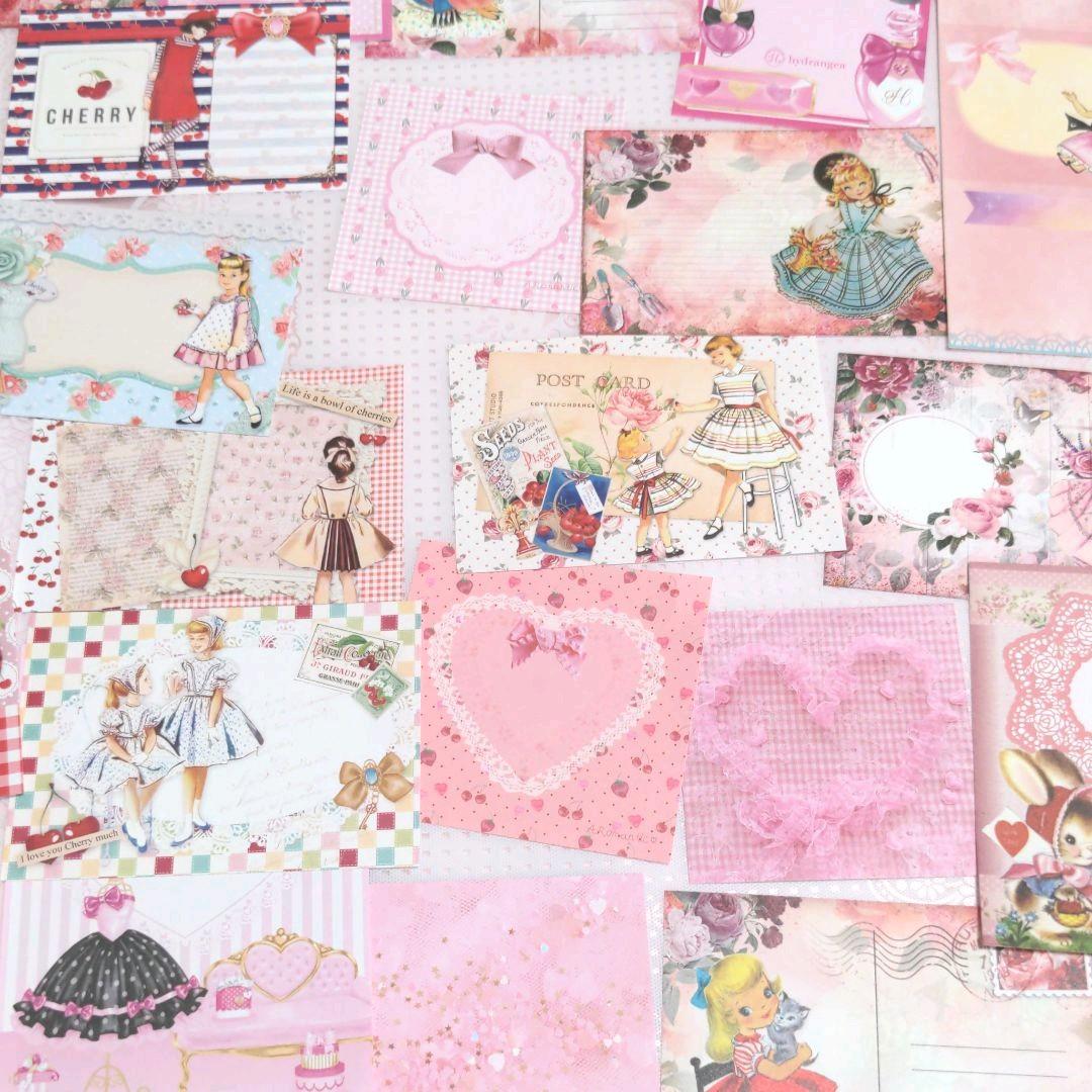 のり様♥ご確認用♥新作ガーリーレトロガール♥可愛いバラメモ♯630