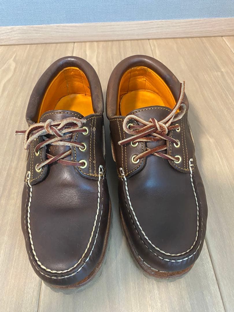 Timberland ブラウン モカシン　デッキシューズ　革靴