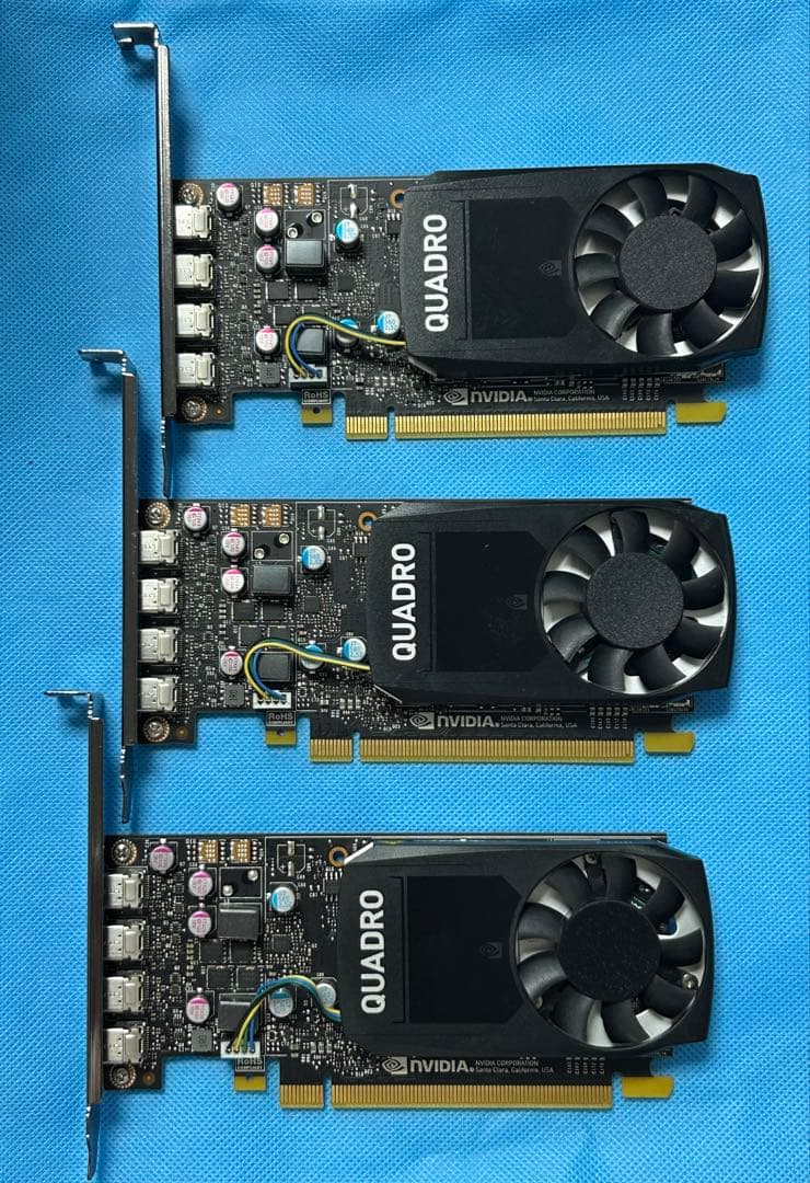 正常動作品 NVIDIA QUADRO P600 x3台