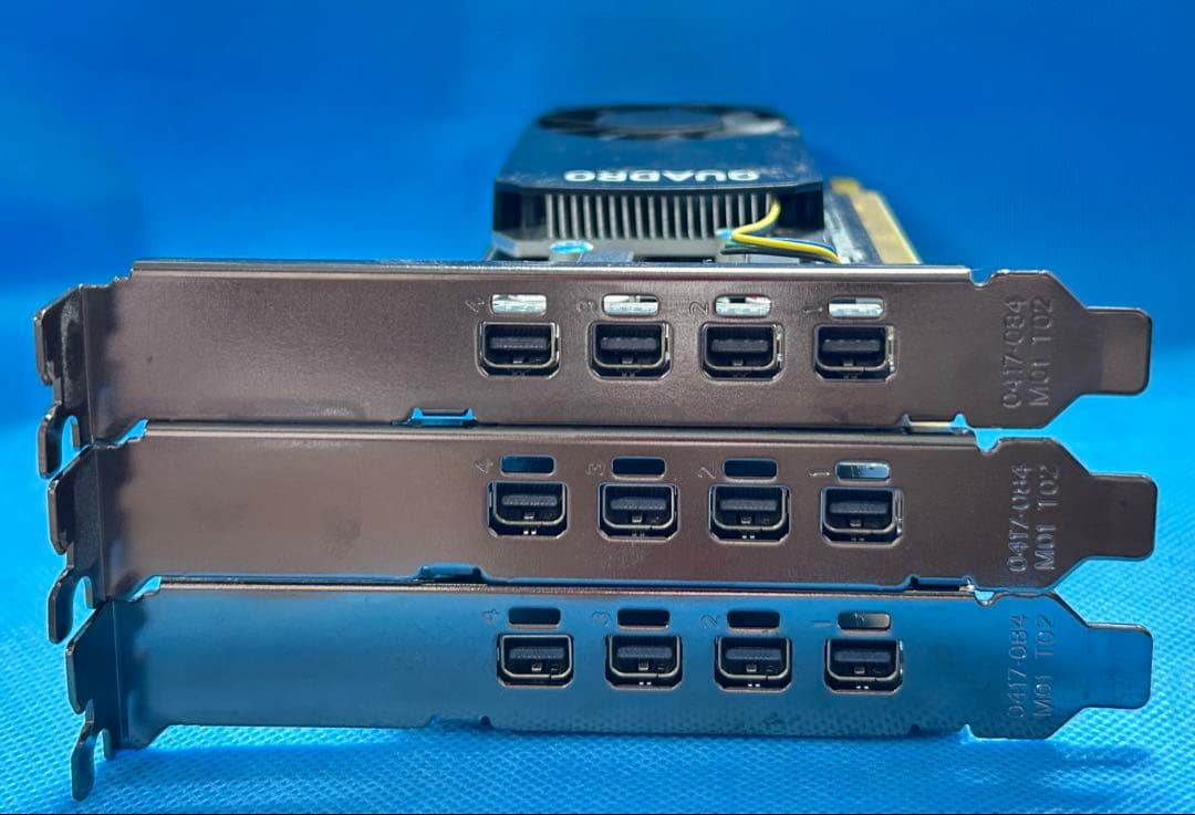 正常動作品 NVIDIA QUADRO P600 x3台