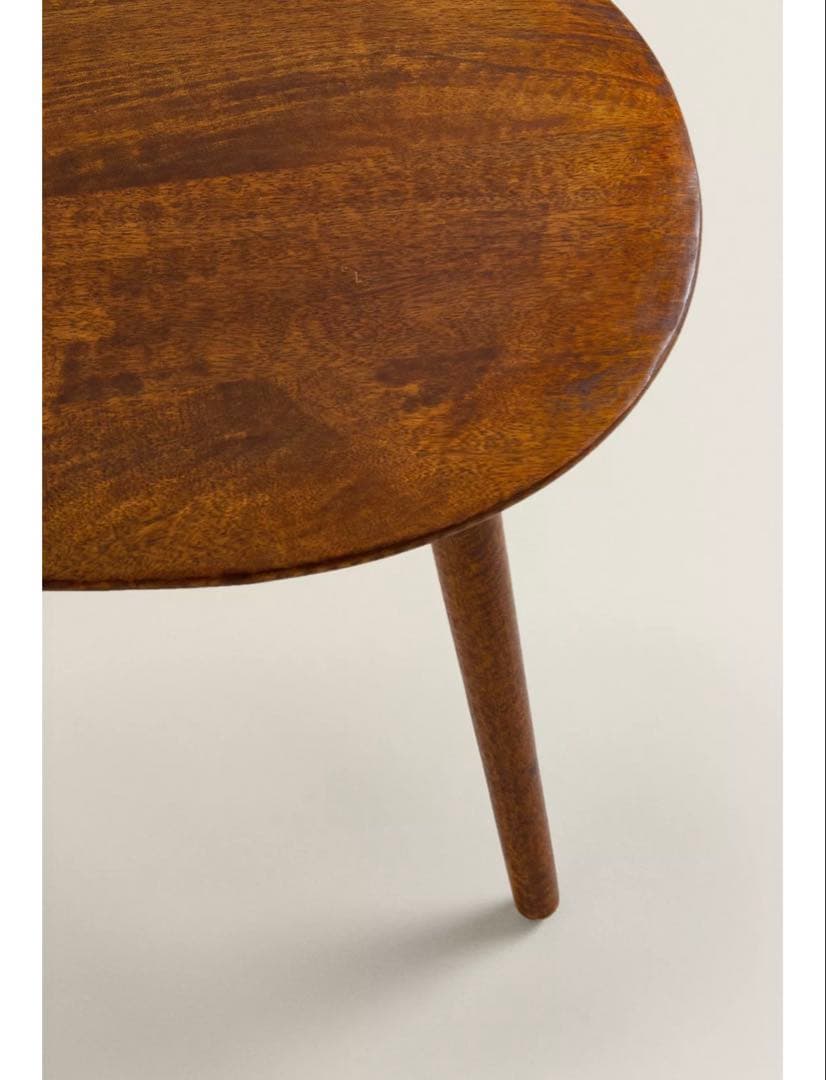 zara 面取りウッドコーヒーテーブル