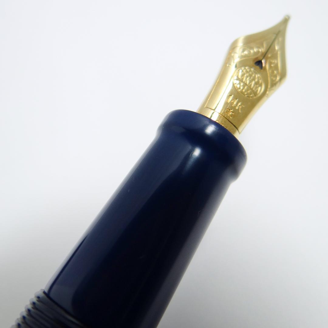 【旧型・希少品】中屋万年筆 NAKAYA シガーロング 菖蒲 漆 14K太字B