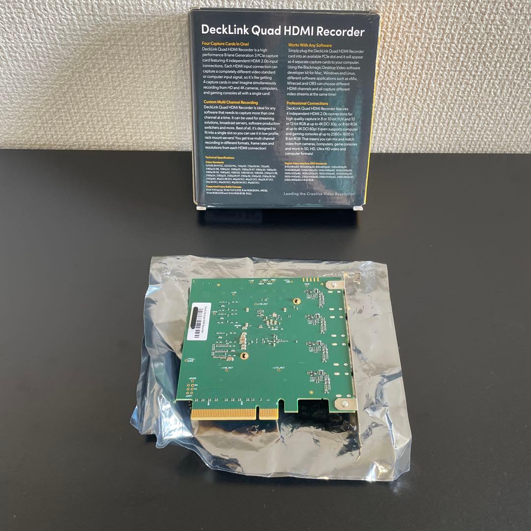 グラフィックボード・グラボ・ビデオカード Blackmagic DeckLink Quad HDMI Recorder