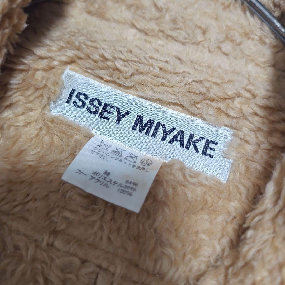 イッセイミヤケ 裏ボア ライダースジャケット