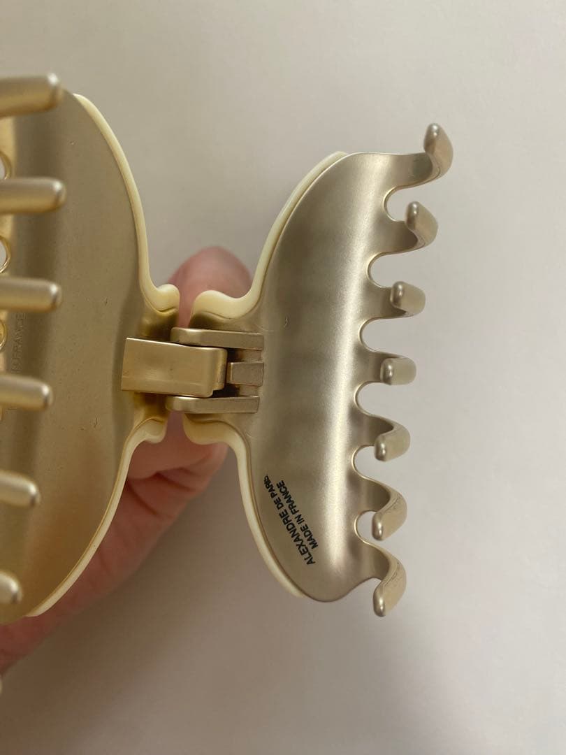 ALEXANDRE DE PARIS アイボリー ヘアクリップ