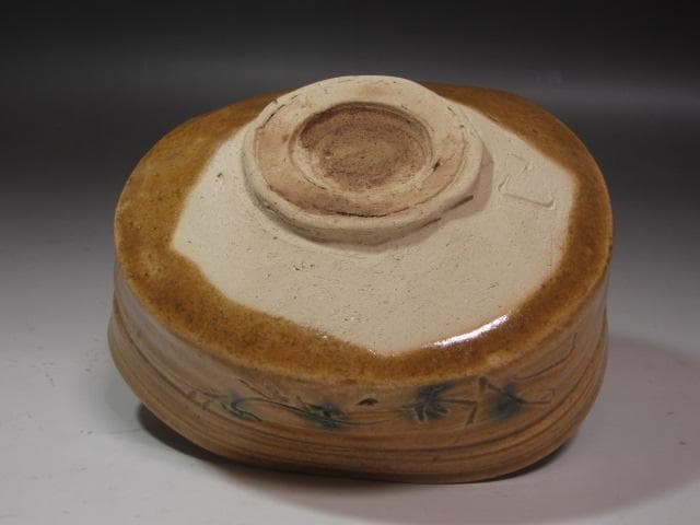 ☆加藤孝造　黄瀬戸茶碗　清風　堀内流　十二代兼中斎宗完花押がございます☆y579