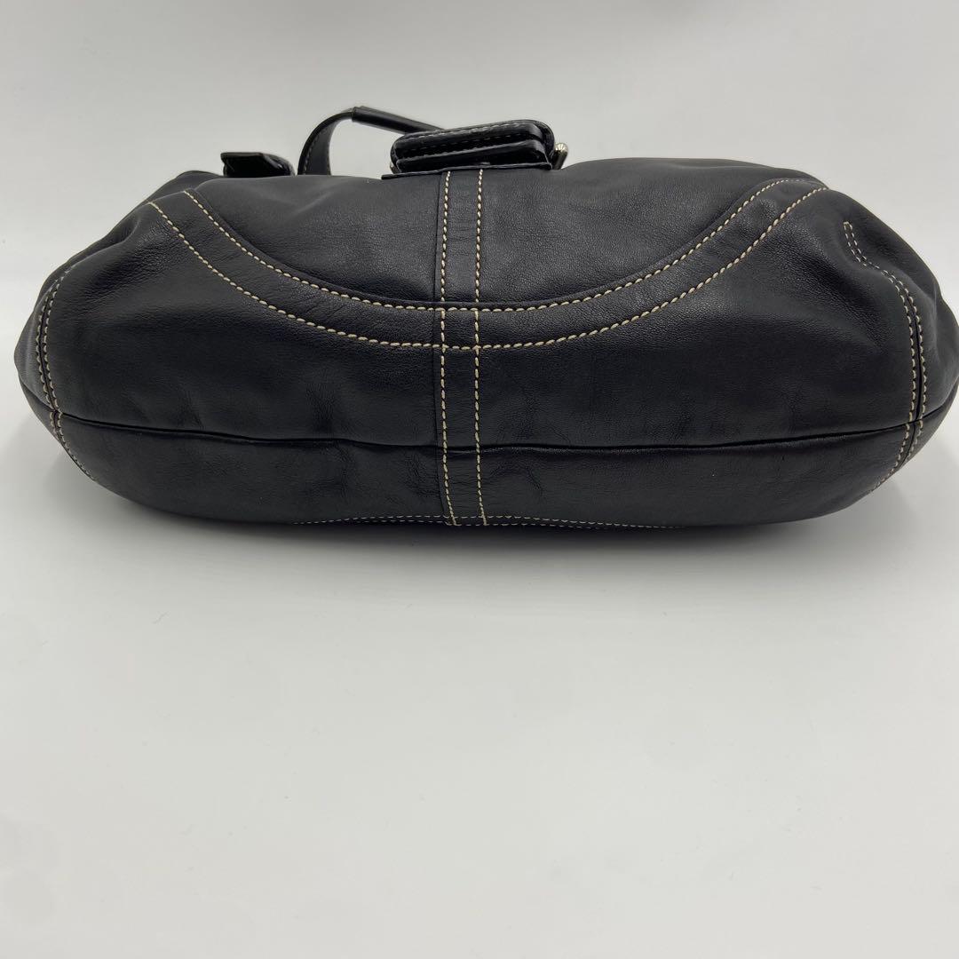 極美品✨コーチ ソーホー ワンショルダー アクセサリーポーチ ブラック 9738