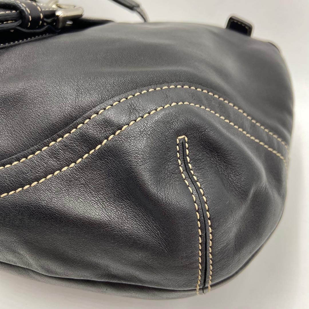 極美品✨コーチ ソーホー ワンショルダー アクセサリーポーチ ブラック 9738