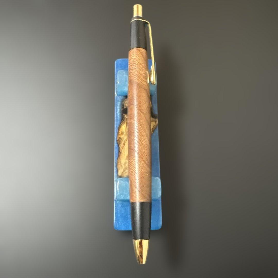 〈本日限定〉野原工芸似シャープペンシル　欅　極上杢