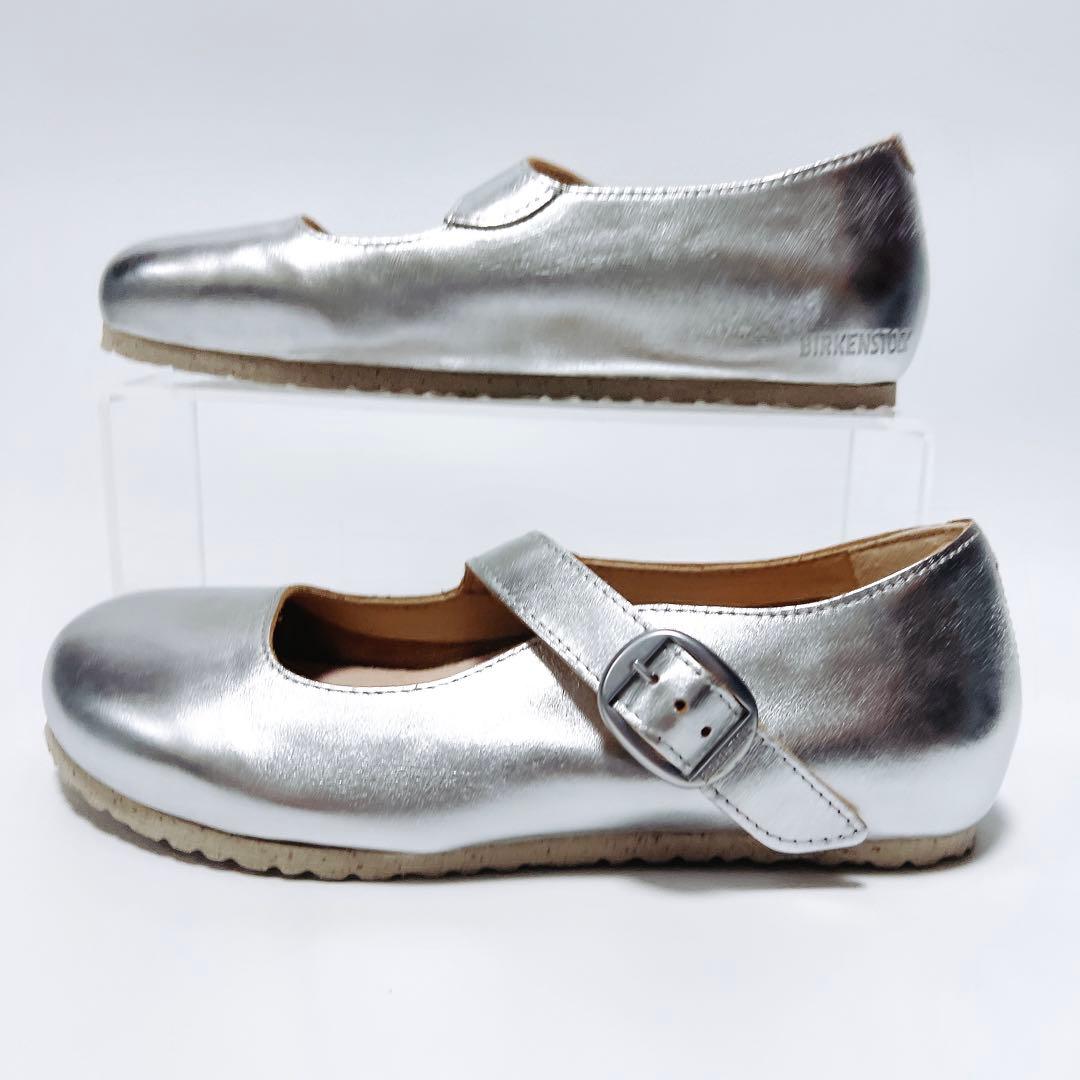 《2025年モデル 極美品》ビルケンシュトック トレーシー シルバー 24cm